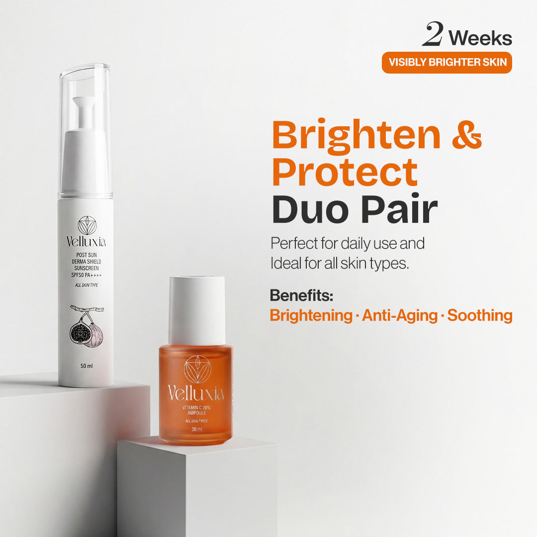 Brighten & Protect Duo – Vitamin C & Sunscreen Daily Glow Set