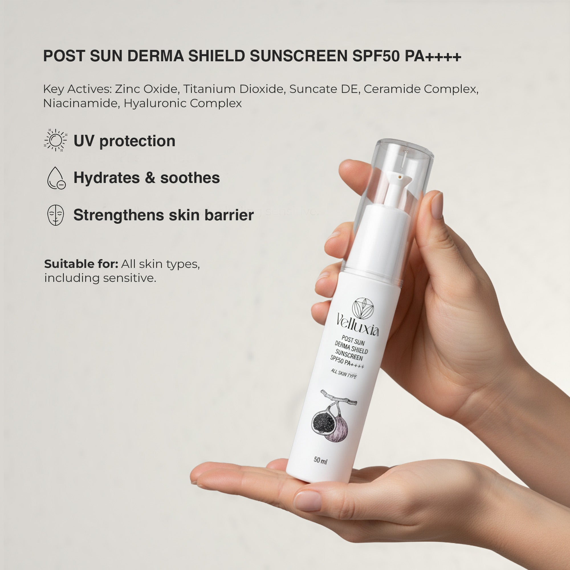 POST Sun Derma Shield Sunscreen SPF50 PA++++